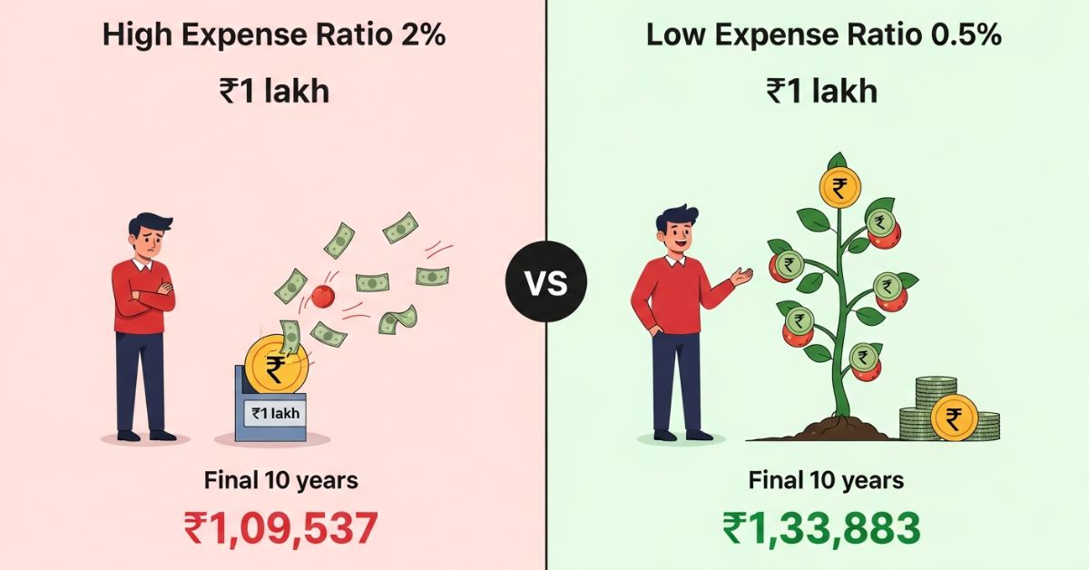 Mutual Fund Expense Ratio क्या होता है, और यह आपके रिटर्न को कैसे घटाता है? 1 Expense Ratio क्या होता है, और यह आपके रिटर्न को कैसे घटाता है?